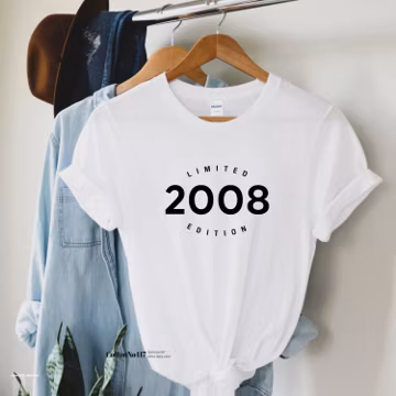 18th birthday gift shirt, Limited Edition 2008, 18th Birthday Shirt, Birthday Gifts for him and her, 18th Birthday Present, Unisex