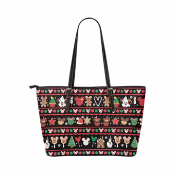 Christmas Treats - Disney Purse- Disney Shoulder Handbag - Tote - PU Leather Shoulder Bag