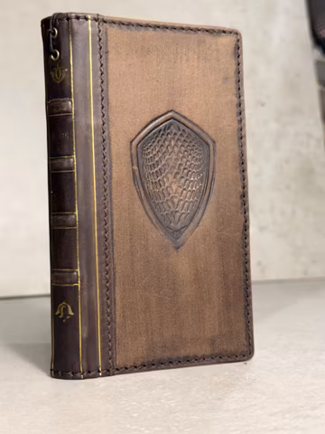 Handmade Leather Wallet Case for Galaxy Z Fold Ultra 8