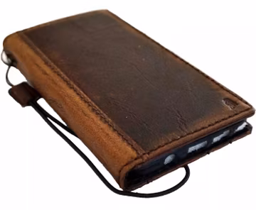 Handmade Leather Phone Case: Bible Design for Galaxy S21 S22 S23 S24 Ultra
