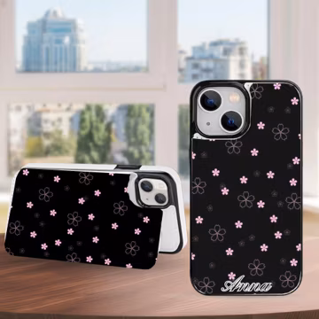 Personalized Floral Collage Aesthetic Wallet Phone Case w Card Holder for iPhone 17E 17 16 15,Pro Max, Samsung Galaxy S26 S25 S24 Ultra Plus