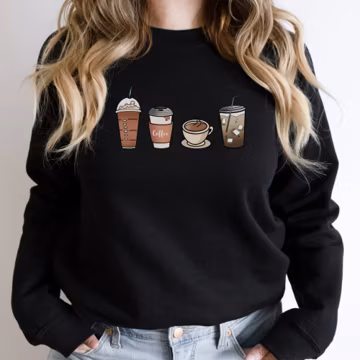 Coffee Sweatshirt | Coffee Sweater | Coffee Shirt | Gift For Coffee Lover | Coffee Gift | Coffee Shop Crewneck | Funny Shirt For Her Women