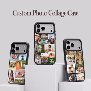 Personalized Custom Picture Collage phone case, Custom phone case with Photo, Photo collage iPhone, Customizable Phone cover Couples Photos