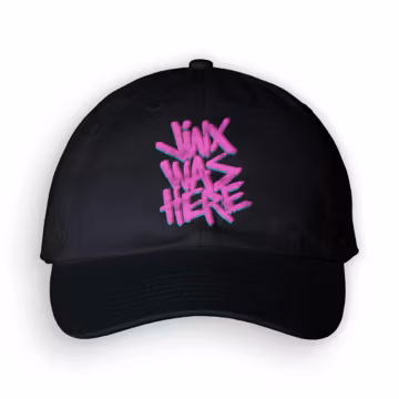 Jinx Hat Dad Cap Jinx Was Here Anime Fan Made to Order with Love | YOD Designs Cutout