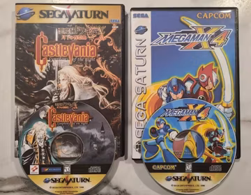 Sega Saturn Backup Game and Case