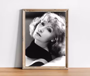 Greta Garbo Vintage Photograph - Classic Hollywood Movie Poster