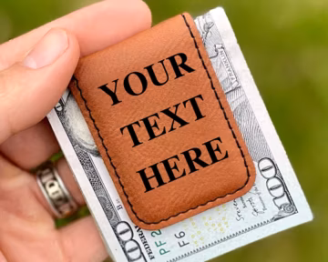 Personalized Gifts for Men, Magnetic Money Clip, Engraved Gifts for Him, Money Clip for Men, Money Clip Wallet Leather, Boyfriend Gift Idea