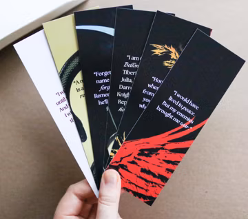 Red Rising Saga inspired Bookmarks | (set of 6) reading tracker tiny book bookish bookmark Pierce Brown science fiction fantasy dystopia