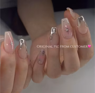 Custom Design No.69 Press On Nails | For the custom nails please message me with image | Salon Quality Nails | Custom Nails | xhz620