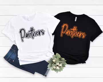 Panthers Mascot Shirt: Custom School Team Shirt