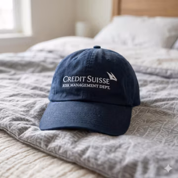 Credit Suisse Risk Management Dept. Dad Hat | Funny