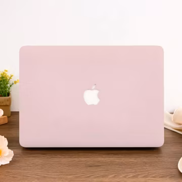 Cute Light Pink Solid Color Macbook Hard Case Fit MacBook Air 11/13/15 Macbook Pro 13/14/15/16 inch M4 M3, Apple Laptop 2022 2021 2020 Cover