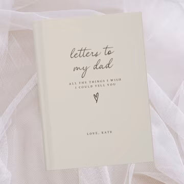 Letters to my Dad Notebook- Loss of Father Grief Journal- Dad Memorial Gift- Dad Remembrance Gift- Gift for Grieving- Loss of Dad Sympathy