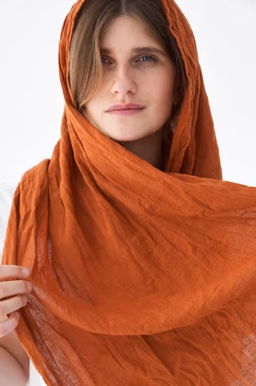 COTTON SCARFS 25 COLORS - 100% Organic Cotton |Unique Boho Style |HandMade Fridge |Women & Men Accessories |Wrap Shawl| Softened Lightweight