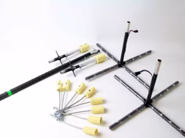 2in1 LED and Fire Dragon Staff, Collapsible Travel Staff