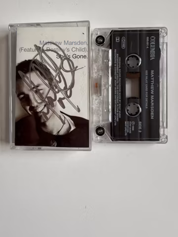 Matthew Marsden Featuring Destiny’s Child She’s Gone Signed Cassette Tape