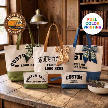 Custom Logo Tote Bag, Custom Design Bag, Custom Tote Bag With Logo, Gift for Friend,Customized Tote Bag with Text,Your Design Here Tote Bag