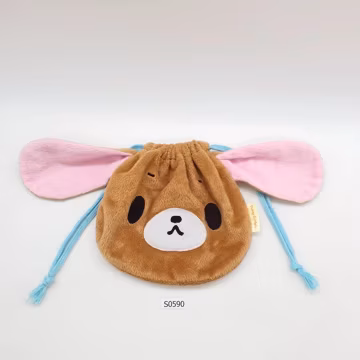 Kurousa Face S590 Sugarbunnies CAndy Cabinet SANRIO Smiles 2008 Plush Pouch 7" Japan