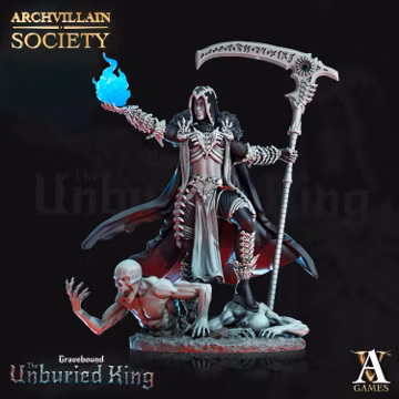 Thastilia Shadeborn the Necromancer / Tabletop Model / Miniature Figurine | Archvillain Games