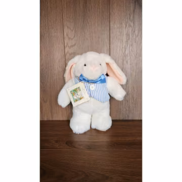 Vintage Hallmark Uncle E Easter Bunny Spring Holiday Plush Stuffed Animal Toy