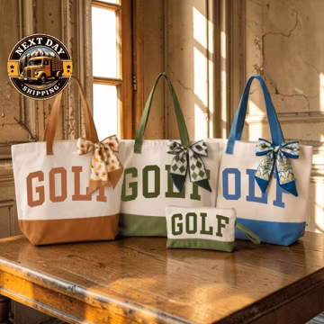 Golf Tote Bag, Golf Is Life Tote, Gift for Golfers, Golfing Bag Golf Gift Idea Bag for Golfing, Carry All Golf Bag, Gift for Golfer