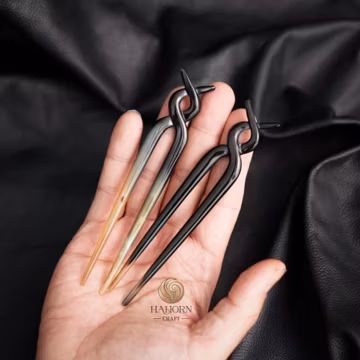 Horn 2 Prongs Hair Fork For Women Hair Stick For Buns Hair Fork For Long Hair Hair Accessories Hair Pin For Women