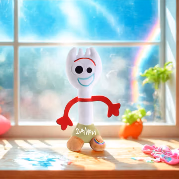 Personalized Toy Story Forky Plush