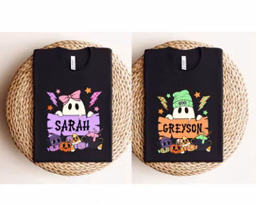Custom Halloween Kids Shirt, Ghost Toddler Shirt, Halloween Toddler Shirt, Retro Halloween Kids Shirt, Halloween Baby Bodysuit, Spooky Vibes