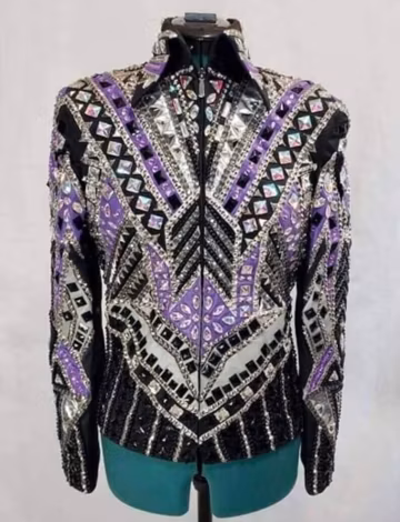 Western Show Jacket Western custom rodeo queen Showmanship women show Jacket