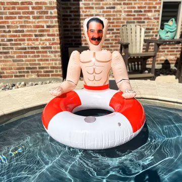 Bachelorette Blow Up Doll Party Favor, Bride Float, Blow Up Doll, Bachelorette Trip Decor, Bride Float, Blow Up Husband, Groom Face Float
