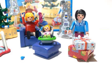 Playmobil Christmas Toys 9495 / Woonkamer in Kerststijl met Lichtgevende Kerstboom ! / Birthday gift / Christmas present girl / toys girls