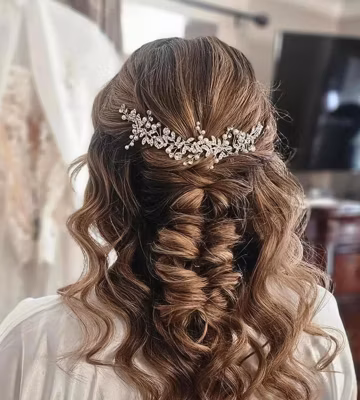 Bridal hair piece Bridal hair vine Bridal Hair Accessories Wedding Hair Accessories Silver Wedding hair piece Rose gold Bridal hair vine