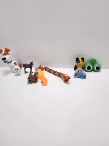 Pets and Animals Random Mixture Toy Lot - Pets - Pet Toys - Pets Movie - Animals - Toy Lot - Animal Toys