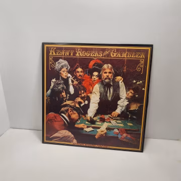 Kenny Rodgers The Gambler Vintage 1980's Original Vinyl LP Record - Kenny Rodgers - Kenny Rodgers Records - Vinyl - Vinyl Records - LP Recor