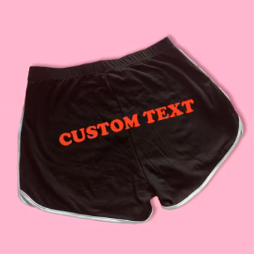 Custom Text Dolphin Shorts CB | Custom Dolphin Shorts | Y2K Shorts | Cute Shorts | Funny Shorts | Y2K Shorts | Lounge Shorts |