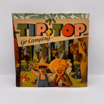 Tip + Top Go Camping Vintage Pop Up Book, Bancroft and Co., London, 1962