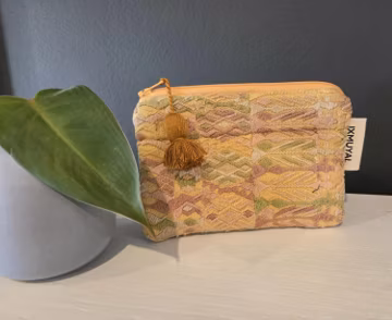 Mini Wallet | Coin Pouch | Colorful Artisan Gift | Vintage Huipil Textile