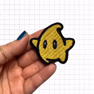 Princess Star Sew-on Embroidery Appliqué Patch set