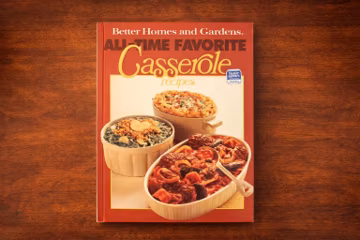 Vintage Better Homes & Gardens Casserole Cookbook | All-Time Favorite Recipes | 1970s Retro Cooking Book | Farmhouse Kitchen Decor