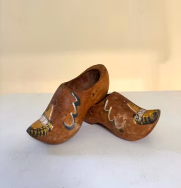 Vintage wood children’s clogs or shoes