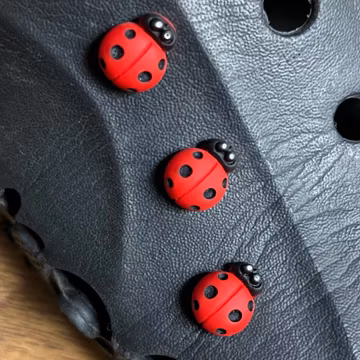 Lady Bug Shoe Charm