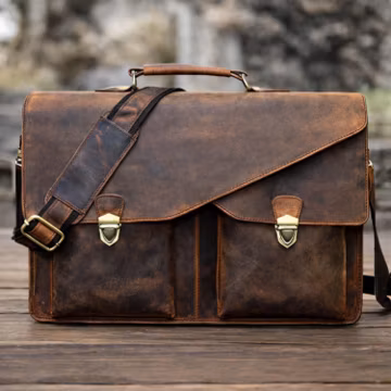 Men's Leather Messenger Bag, Leather satchel men, Personalized laptop messenger bag, Leather Laptop Bag, crossbody bag, Vintage leather bag