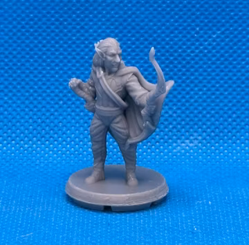 Ranger, Male Elf, 28mm miniature, Dungeons and Dragons, EC3D