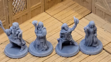 28mm Adventuring Group, 3 - Dungeons and Dragons, DND, Briteminis