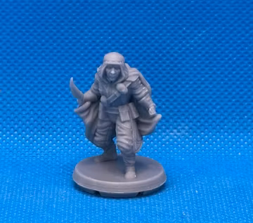 Rogue, Human Male, 28mm miniature, Dungeons and Dragons, EC3D