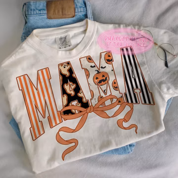 Coquette Halloween Mama Shirt Png, Spooky Mama png, Retro Halloween png, Halloween Mama png, Fall png, Mama png, Coquette Mama png