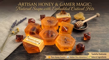 Honey Dice Soap (1.6oz/46g) Set | D&D Dice | DND