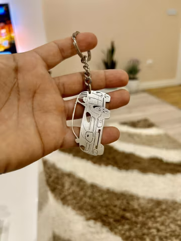 birthday giftcustom birthday gift for boyfriend Car Keychain with Personalized Name, Gift for Him, Custom keychain