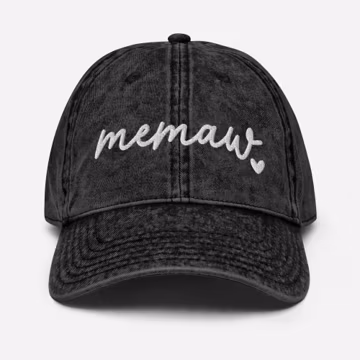 Memaw Embroidered Hat, Memaw Baseball Hat, Memaw Dad Cap, New Memaw Gift, Memaw Grandma Name Gifts