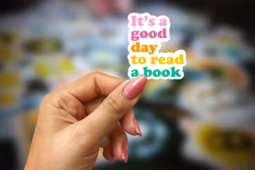 kindle sticker/Book sticker/Book lovers gift/laptop stickers/waterproof stickers/water bottle sticker/ bookish/Macbook sticker/ hydro flask